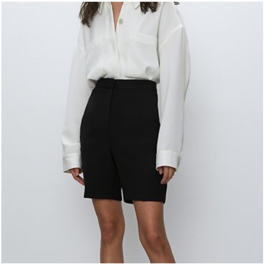 Aritzia Babaton Borna Tailored Shorts - Black - 00